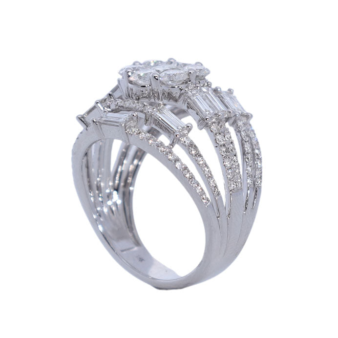 Cluster Diamond Ring