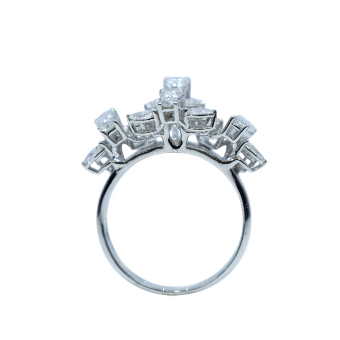Mix Shape Solitaire Diamond Ring