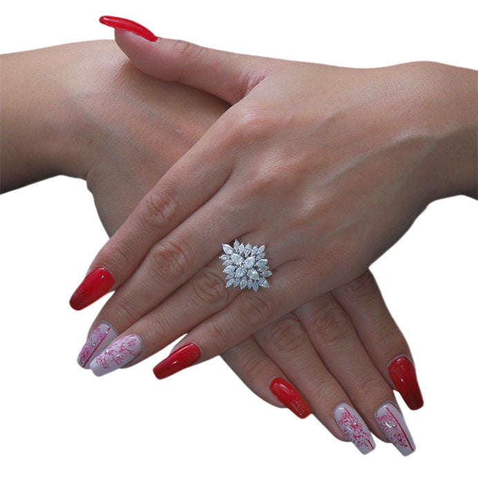 Mix Shape Solitaire Diamond Ring