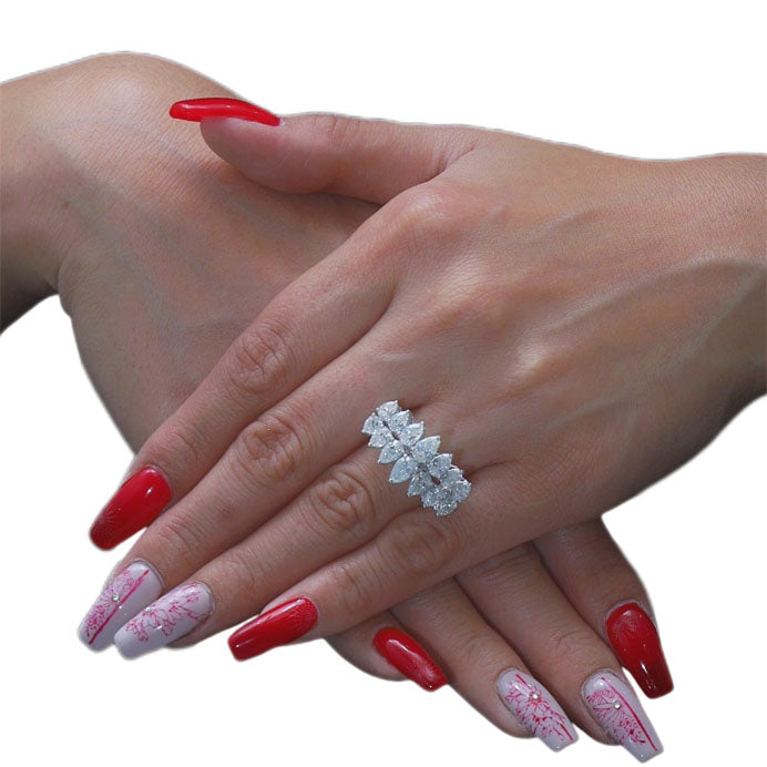 Pear Shape Solitaire Diamond Ring