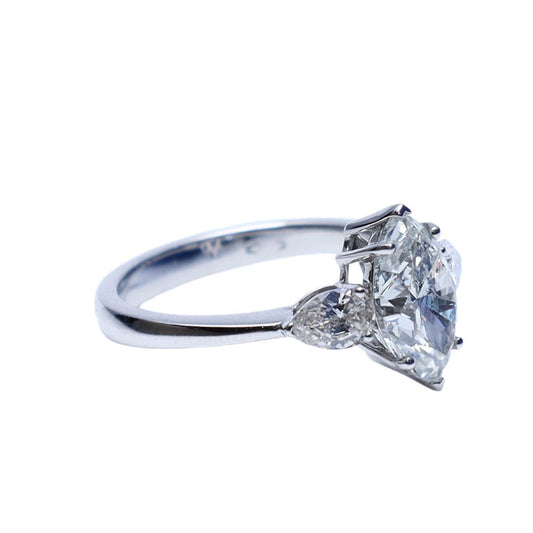 3 STONE MARQUISE DIAMOND RING