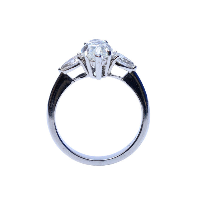 3 STONE MARQUISE DIAMOND RING