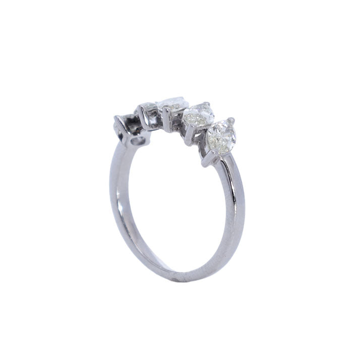 Marquise Diamond Band Ring