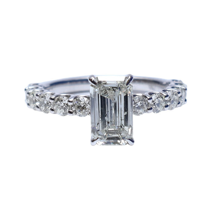 Emerald Cut Diamond Ring