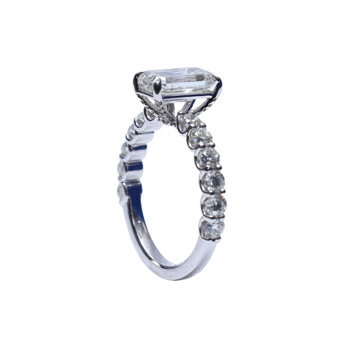 Emerald Cut Diamond Ring