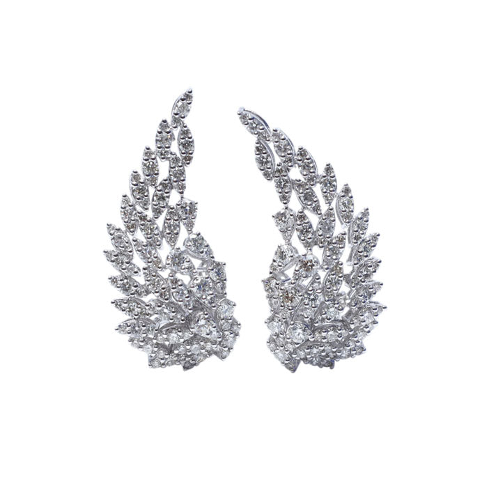 Cluster Diamond Earring