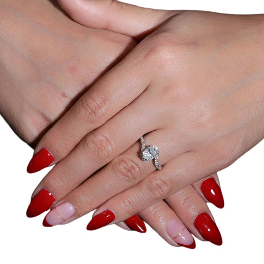 Oval Shape Solitaire Ring