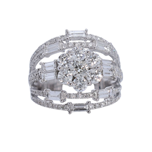 Cluster Diamond Ring