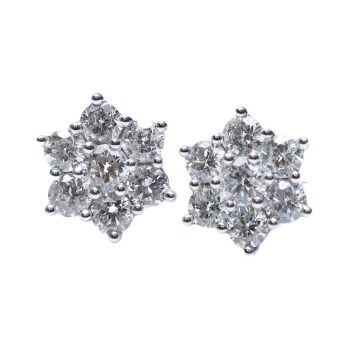 Flower Diamond Earring