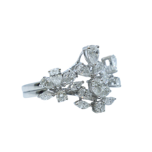 Mix Shape Solitaire Diamond Ring