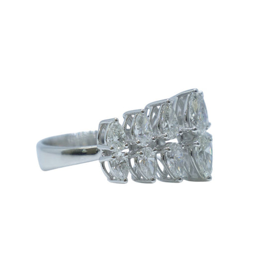 Pear Shape Solitaire Diamond Ring