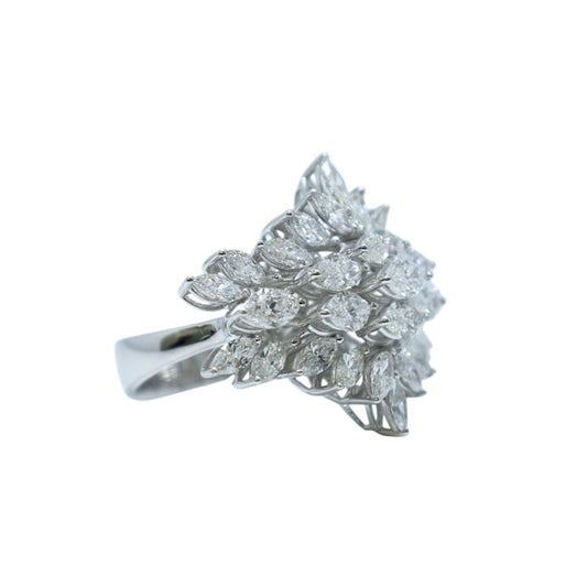 Marquise Solitaire Diamond Ring
