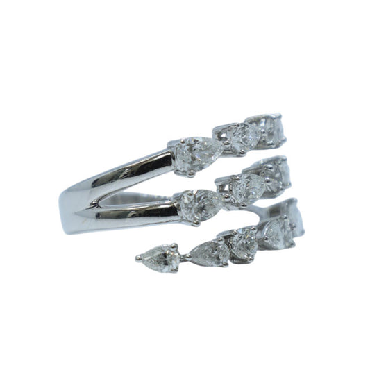 3 Line Diamond Band Ring